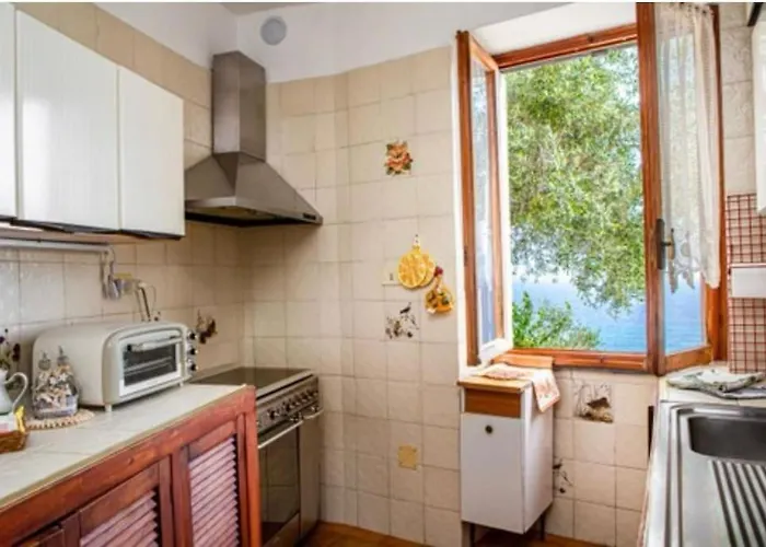 5 Min Dalla Terrazza Vista Mare דירה *